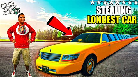 GTA 5 Franklin Shinchan Stealing Longest Car In GTA 5 GTA 5 Mods