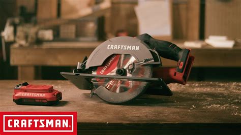 Craftsman V20 6 1 2 In Cordless Circular Saw Tool Overview Youtube