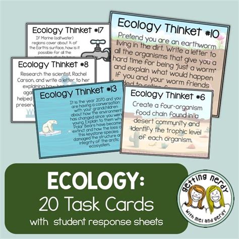 Ecology Task Cards