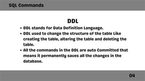 Sql Basics Ddl Dml Dql Learn The Basics Of Sqlpdf