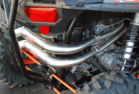 Ron Wood Racing New Polaris Rzr Xp Stainless Steel Dual Exhaust