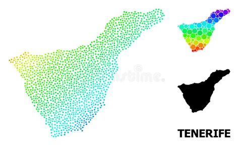 Siluetas De La Isla De Tenerife En La Costa De Santa Cruz Costa Adeje