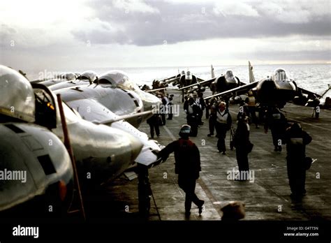 Falklands War - Sea Harriers Stock Photo: 106266657 - Alamy