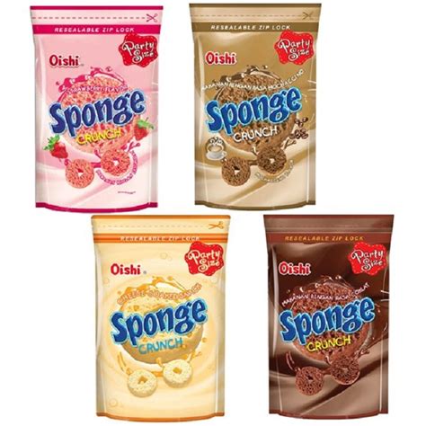 Jual Oishi Sponge Crunch Mochacino Choclat Keju Chese Strawberry