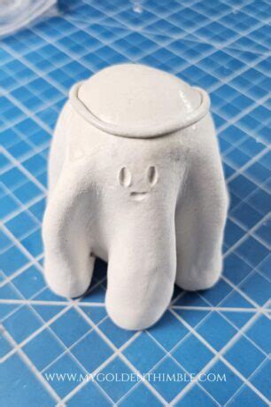 Diy Air Dry Clay Ghosts Cute And Easy Tutorial My Golden Thimble