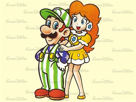 Princess Daisy PNG, Luigi PNG , Couplegoals PNG, Super Mario Family ...