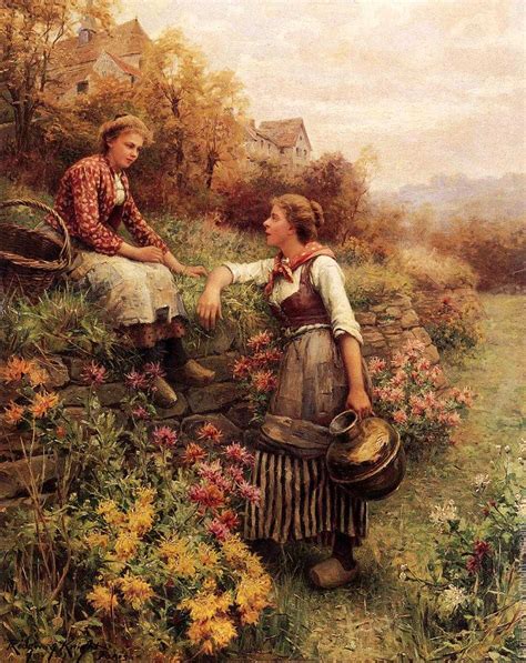 Daniel Ridgway Knight Gallery Peasant Women Paintings American Artist