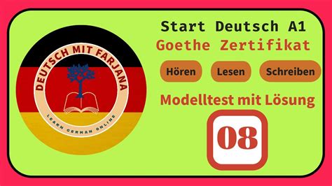 Start Deutsch A H Ren Lesen Und Schreiben Modellsatz Mit L Sung