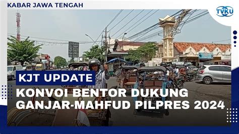 Konvoi Bentor Deklarasi Dan Dukung Ganjar Mahfud Youtube