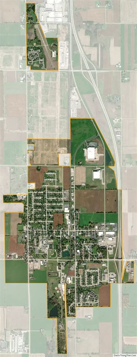 Map of Lomira village