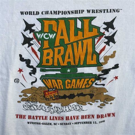 Vintage Vintage 1996 WCW Fall Brawl War Games WWF Wre Gem