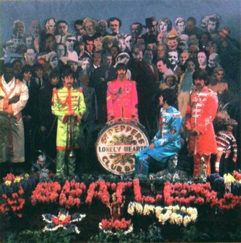 Photo Shoot For Sgt Pepper Album Cover ~ Vintage Everyday