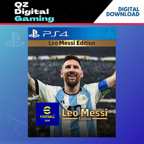 PS4 PS5 EFootball 2024 Leo Messi Edition PES 2024 Full Game Digital