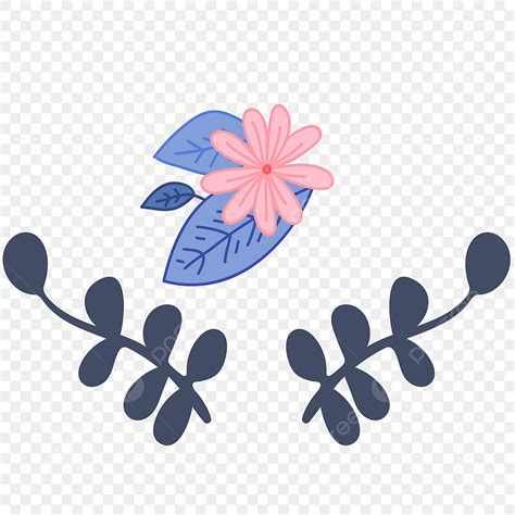 Decorative Flowers Clipart Transparent PNG Hd Cartoon Flower Pattern