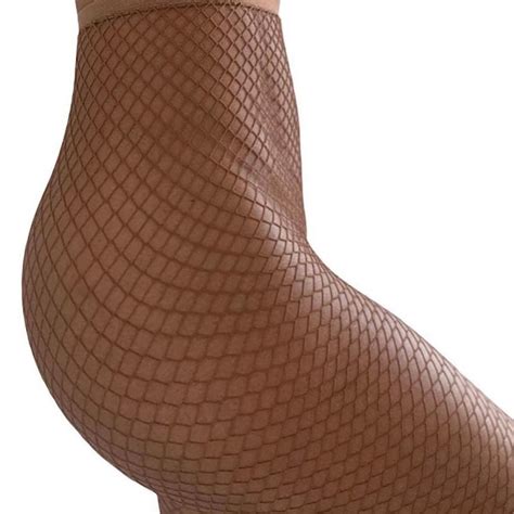 Nude Fishnet Tights Etsy