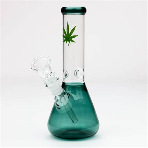 7" color glass water beaker bong — Bong Outlet Canada