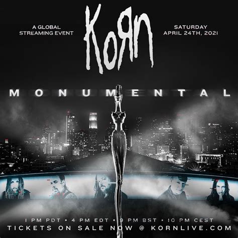 Korn’s Live Stream Concert Apr 24, 2021 | Bandsintown