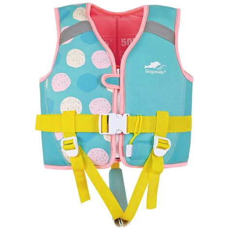 Gogokids Kids Float Life Jacket Swim Vest With Adjustable Safety Strap