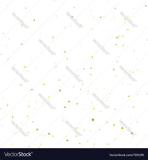 Yellow confetti background Royalty Free Vector Image