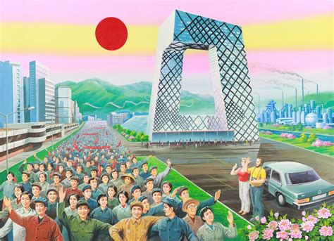 Social Utopia Paintings | North Korean propaganda artists - Arch2O.com