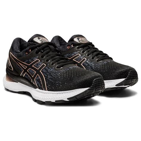 Asics Gel Nimbus 22 Knit Running Shoes Black Runnerinn