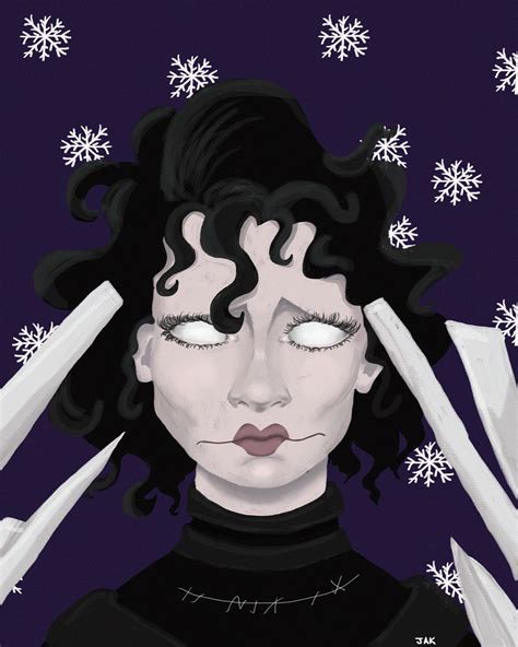 Artstation Edward Scissorhands Fanart