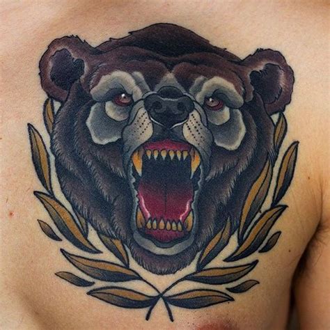 Ideas Emocionantes Y Creativas Del Tatuaje Del Oso Grizzly