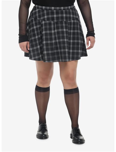 Black Plaid Skirt Plus Size Hot Topic