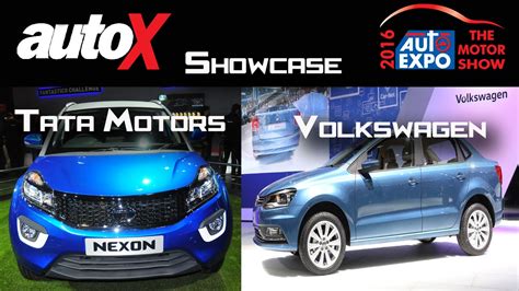 Tata Motors Volkswagen Showcase Auto Expo Autox Youtube