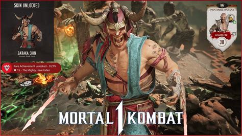 Mortal Kombat 1 Baraka Titan Battle The Mighty Have Fallen Achievement