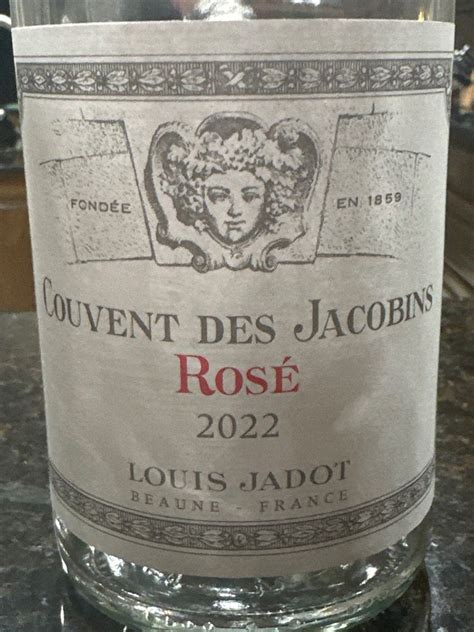 Louis Jadot Couvent Des Jacobins Ros France Burgundy Bourgogne