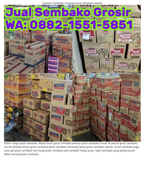 Ppt I I I Wa Reseller Sembako Jogja Distributor Sembako