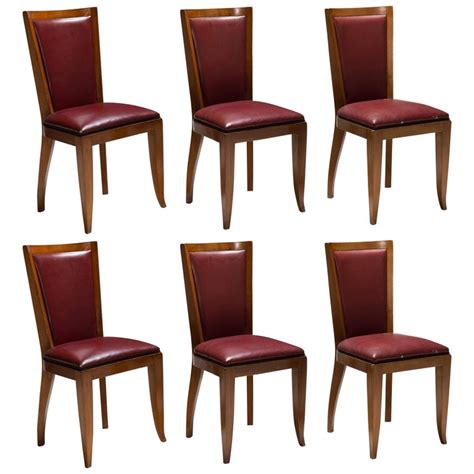 Set of '6' Cherrywood Dining Chairs at 1stDibs | cherry dining chairs ...