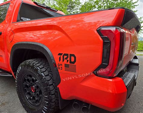 TRD Gen 3 Decals Toyota Tundra - Etsy