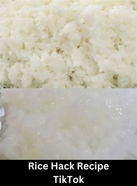 Rice Hack Recipe Tiktok Benefits And Making Method