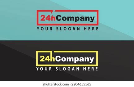 24h Logo Design Vector Business Icon Stock Vector (Royalty Free) 2204655565 | Shutterstock