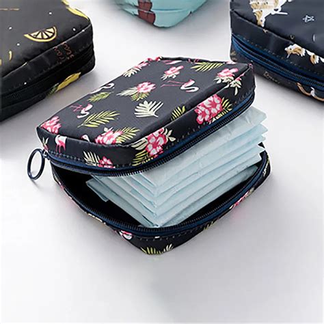 Sac De Rangement Pour Tampons Pour Femmes Pochette Pour Serviettes