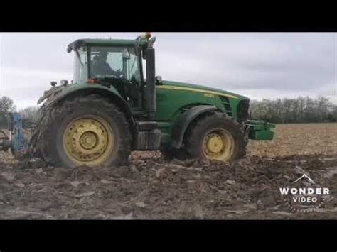 Szántás John deere 8530 Lemken europal 9 YouTube