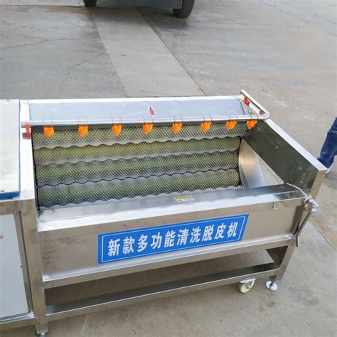 Vegetable Processing Machine Brush Roller Potato Carrot Onion Ginger