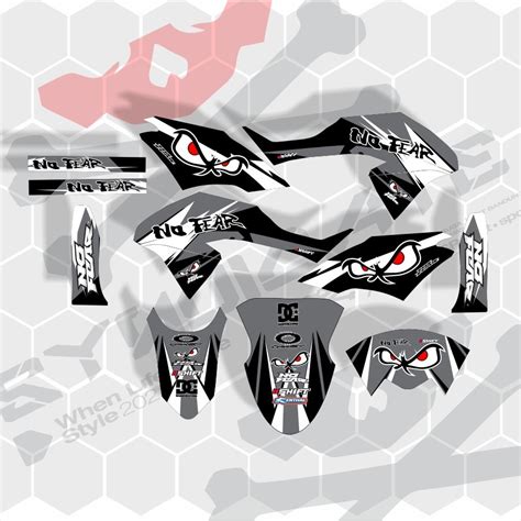 Jual Decal Stiker Klx Bf Crf L D Tracker Wr Klx Gordon Full