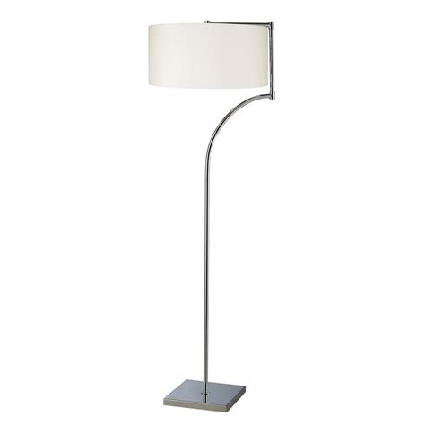 Shop Westmore Lighting Pinebrook 58 In Chrome Indoor Floor Lamp With