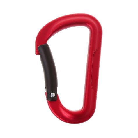 Super Aluminum Alloy D Ring Carabiner Outdoor Camping Keychain Clip