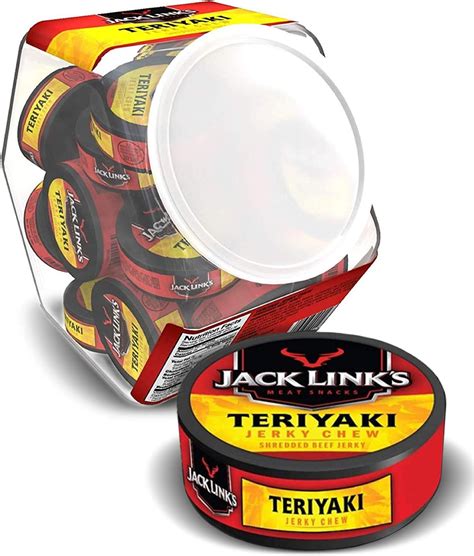 Jack Links Beef Jerky Chew Teriyaki Flavor Shredded Beef Jerky Made With Beef 0