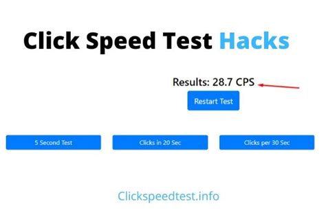 Click Speed Test Cps Test Check Clicks Per Second New