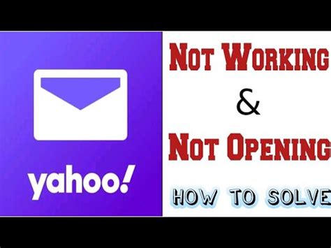 How To Fix Yahoo Mail Not Open Problem Android Ios Yahoo Mail Not