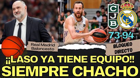 Pablo Laso Este Ser Su Nuevo Equipo Con El Chacho A La Final Acb