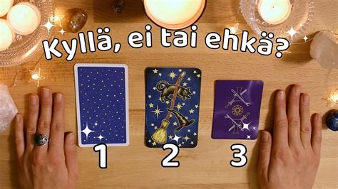 Kyllä vai ei Vastaus johonkin kysymykseen Pick a Card Ajaton