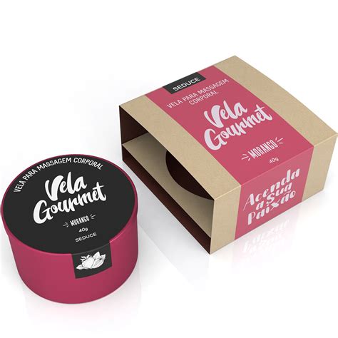 Vela Gourmet Morango Sex Shop Loja Do Prazer