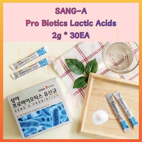 Sang A Sang A Sanga Probiotics 250billion Cfu 2000mg X 30 Sticks 60g