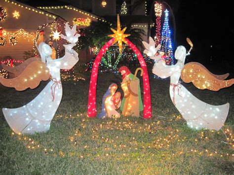 Nativity Scene Lighted Yard Displays | Christmas Wikii